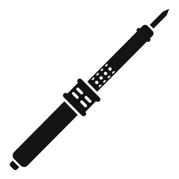 Soldering iron icon simple . Mobile phone Stockillustratie