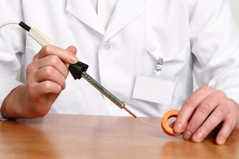 Soldering iron Stock Photos