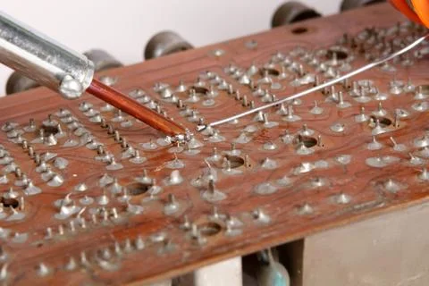 Soldering iron Stock Photos