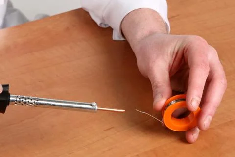 Soldering iron Stock Photos