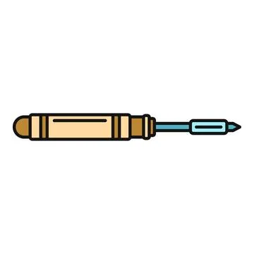 Soldering iron tool for electronics repair and maintenance Stock Illustration