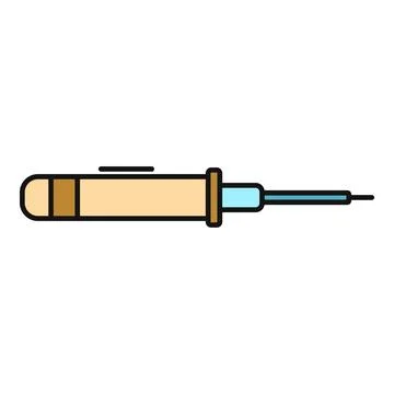 Soldering iron tool for electronics repair icon Stockillustratie