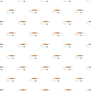 Soldering iron tools seamless repeating pattern Stock Illustration