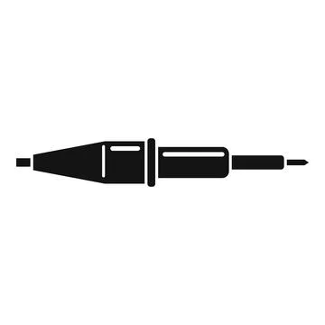 Soldering lab icon, simple style イラスト素材