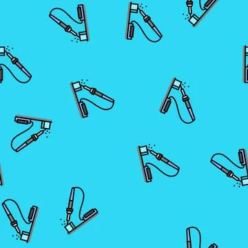 Soldering materials engineering vector seamless pattern イラスト素材