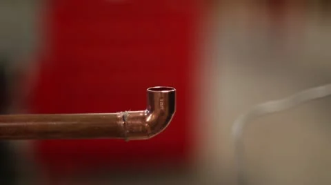 Soldering pipes 1 Stock-Footage 10603503