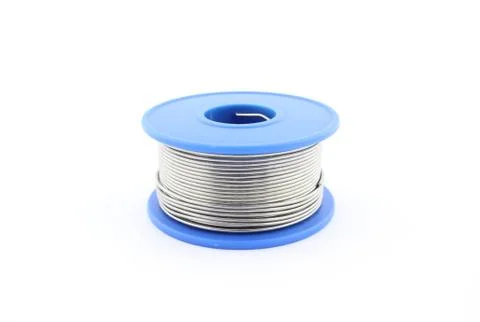 Soldering wire Foto stock