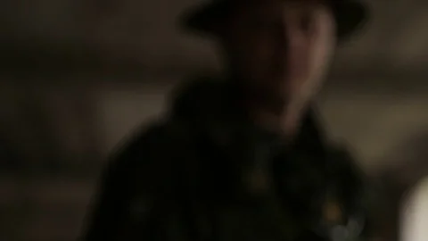 Soldier aiming at camera 库存影片 77019542