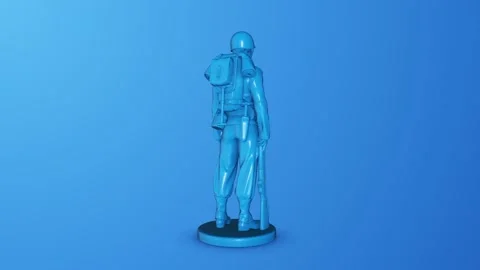 Soldier blue 스톡 동영상 154637628