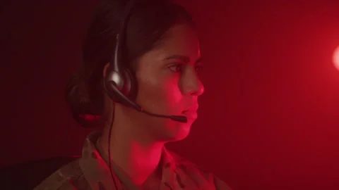 Control Room Female Military Stock Videos – Royalty-Free HD & 4K Videos