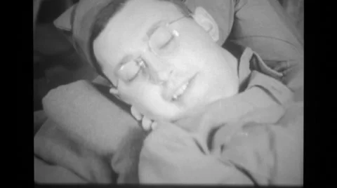 Soldier donating blood Stock Footage 37593737
