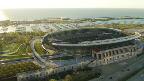 Soldier Field Sub 08 Video stock 107112830