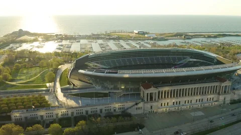 Soldier Field Sub 09 Video stock 107112807
