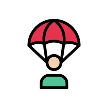 Soldier flat color icon Stock Illustration
