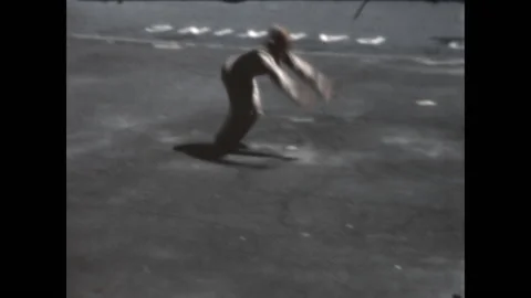Soldier Flips 1951 Video stock 147895554