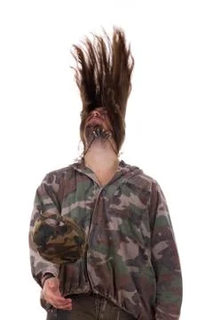 Soldier gets shot Stock Photos