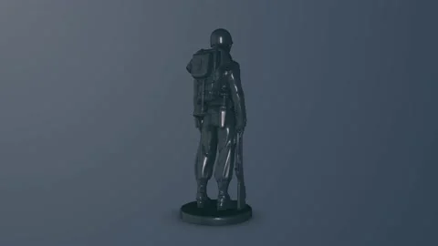 Soldier gray Stock Footage 154637617