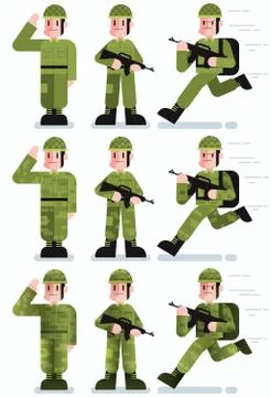 Soldier Stock Illustration