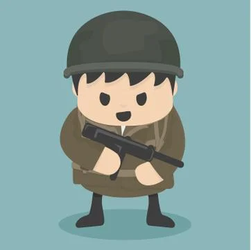 Soldier Stock-Illustration