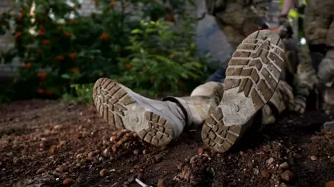 Soldier killed in action Stock-Footage 204833688