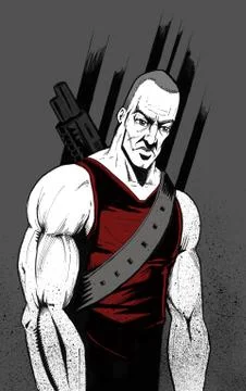 Soldier Man Stock Illustration