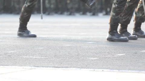 Soldier parade Video stock 60688209