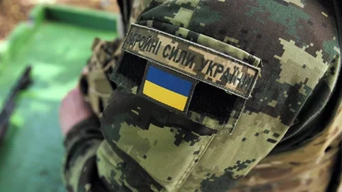 Soldier prepare for combat during the war. Stock Footage 196417038