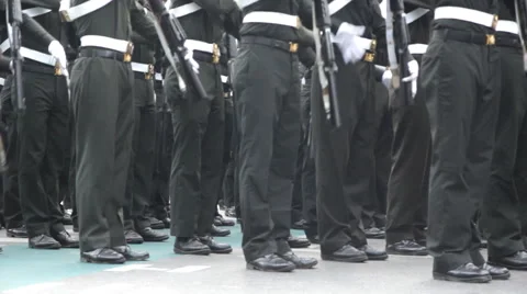 Soldier preparing before parade Video stock 60090784