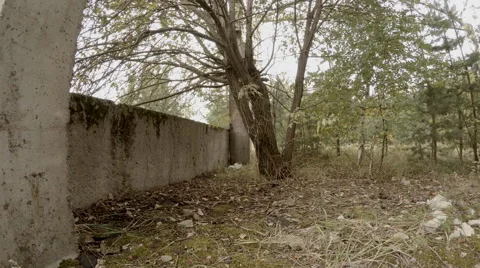 Soldier ran up to wall aiming weapon and pulls RPG Stock Footage 68450237