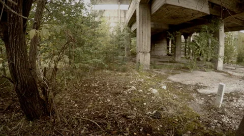 Soldier ran up to wall pulls and aims of RPG Stock Footage 68450543