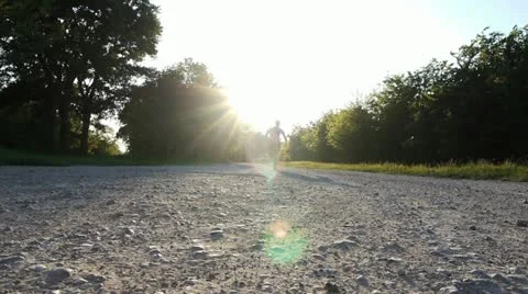Soldier running on road 2 스톡 동영상 10901498