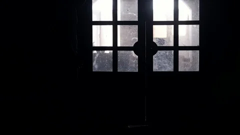 Soldier of the Russian army interrogates a suspect, an elderly man with a beard Video stock 100372623