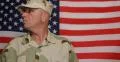Soldier Salute Honor Right Position United States America Flag Desert Uniform 4k or 4k+ Resolution