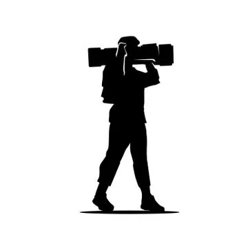 Soldier silhouette Stock Illustration