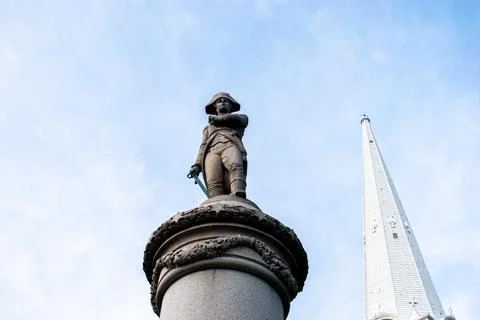 Soldier Statue 스톡 사진