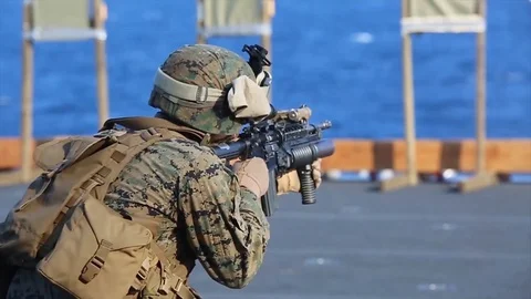 Soldier training in combat Stock Footage 104246142