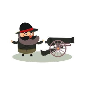 Soldier  in vector format Stock Illustration