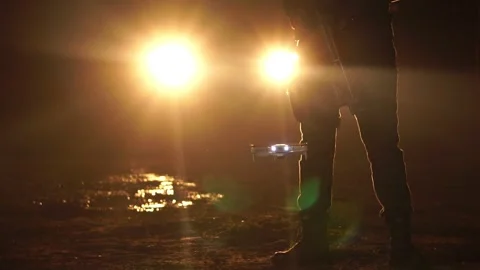 Soldiers are Using Drone for Scouting During Military Operation Stock Footage 242602419