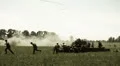 Soldiers attacking, explosion, smoke. World war 2 reconstruction. German, Soviet HD Footage