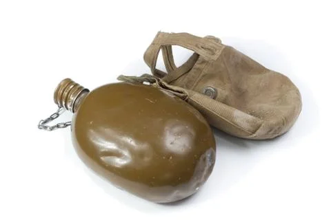 Soldier's flask Stock Photos
