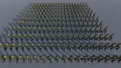 Soldiers Marching Vidéo 88292534