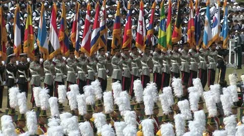 Soldiers Parade Video stock 12202102