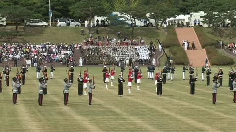 Soldiers Parade Video stock 12202647