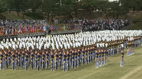Soldiers Parade Video stock 12202839