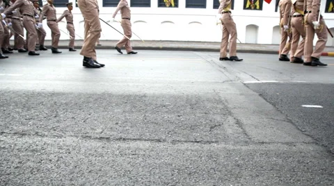 Soldiers parade Video stock 60088632