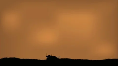 Soldiers on the performance of the combat mission Stock Footage 80282487