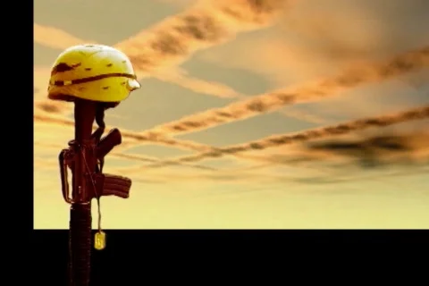 Soldiers Tribute Stock Footage 335491