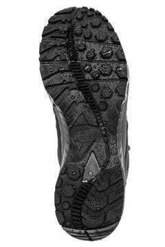 Sole boots on a white background Stock Photos