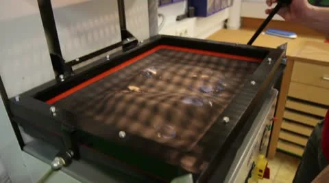 Sole pressing Stock Footage 10811762