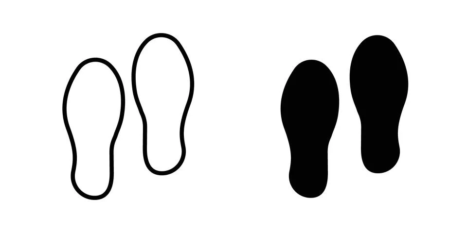 Soles icon vector editable eps10 Stock Illustration